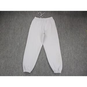 Victorias Secret PINK Pants Women Small Gray Sweatpants Jogger Sequin Rhinestone